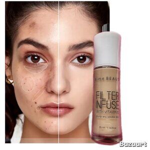 Foundation Makeup Full Coverage Fast Base Brighten long-lasting Shade US